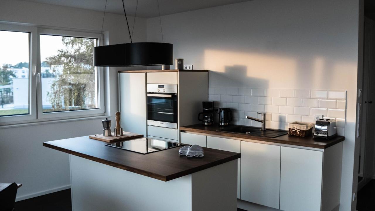 Ferienwohnung Seeblick Lausitzer Seenland Grossraeschen Buitenkant foto