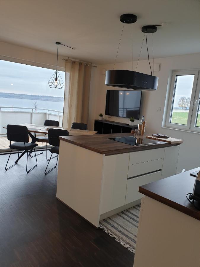 Ferienwohnung Seeblick Lausitzer Seenland Grossraeschen Buitenkant foto