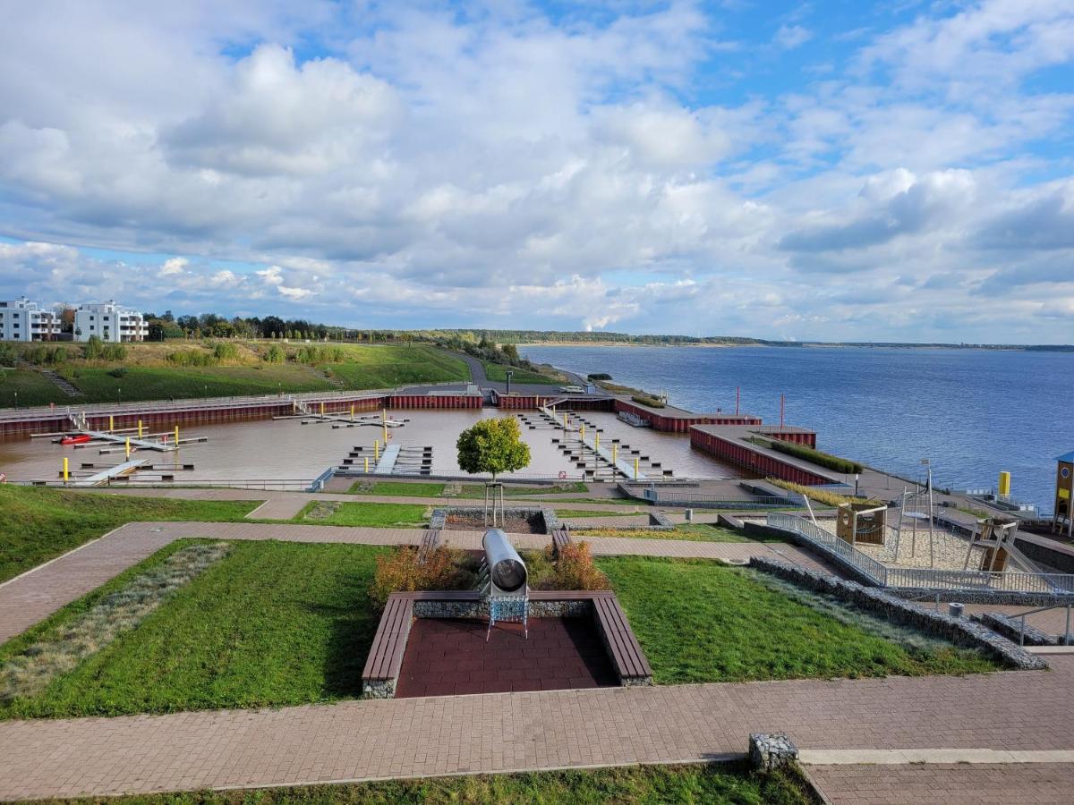 Ferienwohnung Seeblick Lausitzer Seenland Grossraeschen Buitenkant foto